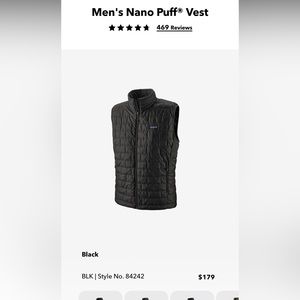 Patagonia Nano Puff Vest (M)